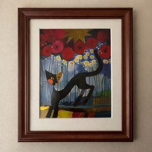 Colorful Cat Art Print